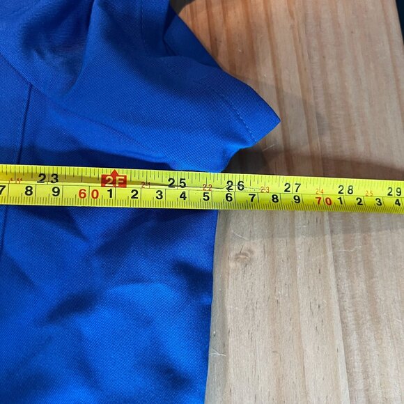 Fabletics Womens Plus Scrubs Top 1-Pocket V-Neck Size 2X Royal Blue NWOT - Picture 6 of 7